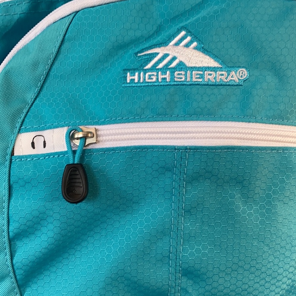 NWT High Sierra backpack turquoise blue - Picture 4 of 14